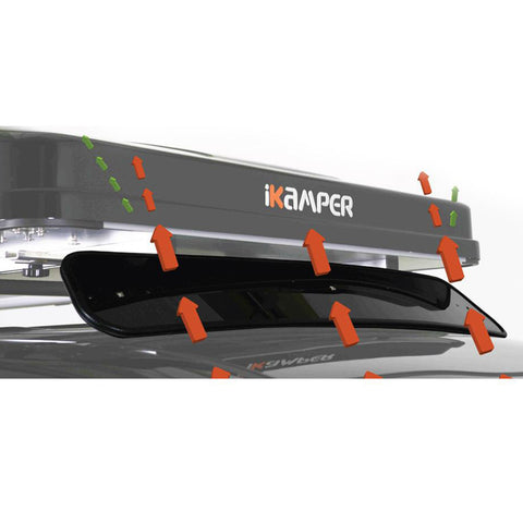 iKamper tentes de toit Déflecteur de vent mécanisme