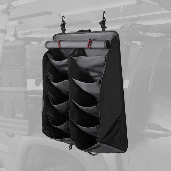 Organisateur de camping tente de chaussures pour le camping Organisateur de camping pliable 9 Organisateur de tente de compartiment avec sac de