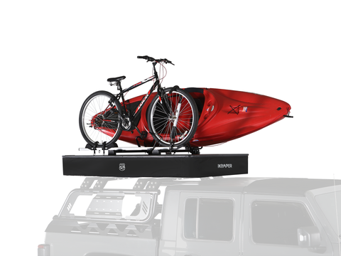 iKamper X-Cover 2.0 fermée avec kayak et vélo